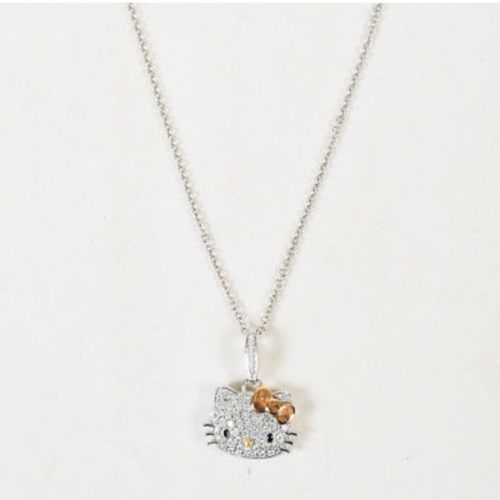 Kimora Lee Simmons for Hello Kitty 18k Necklace 💖 Rare NWT